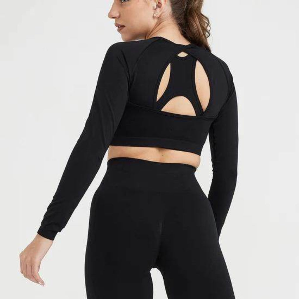 Long-Sleeve Yoga Top