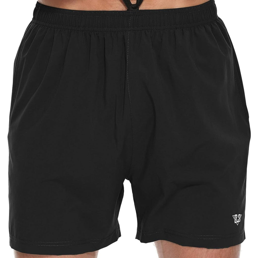 Men's Lightweight Quick-Dry Running Shorts with Zipper Pocket - Perfect for Summer Workouts