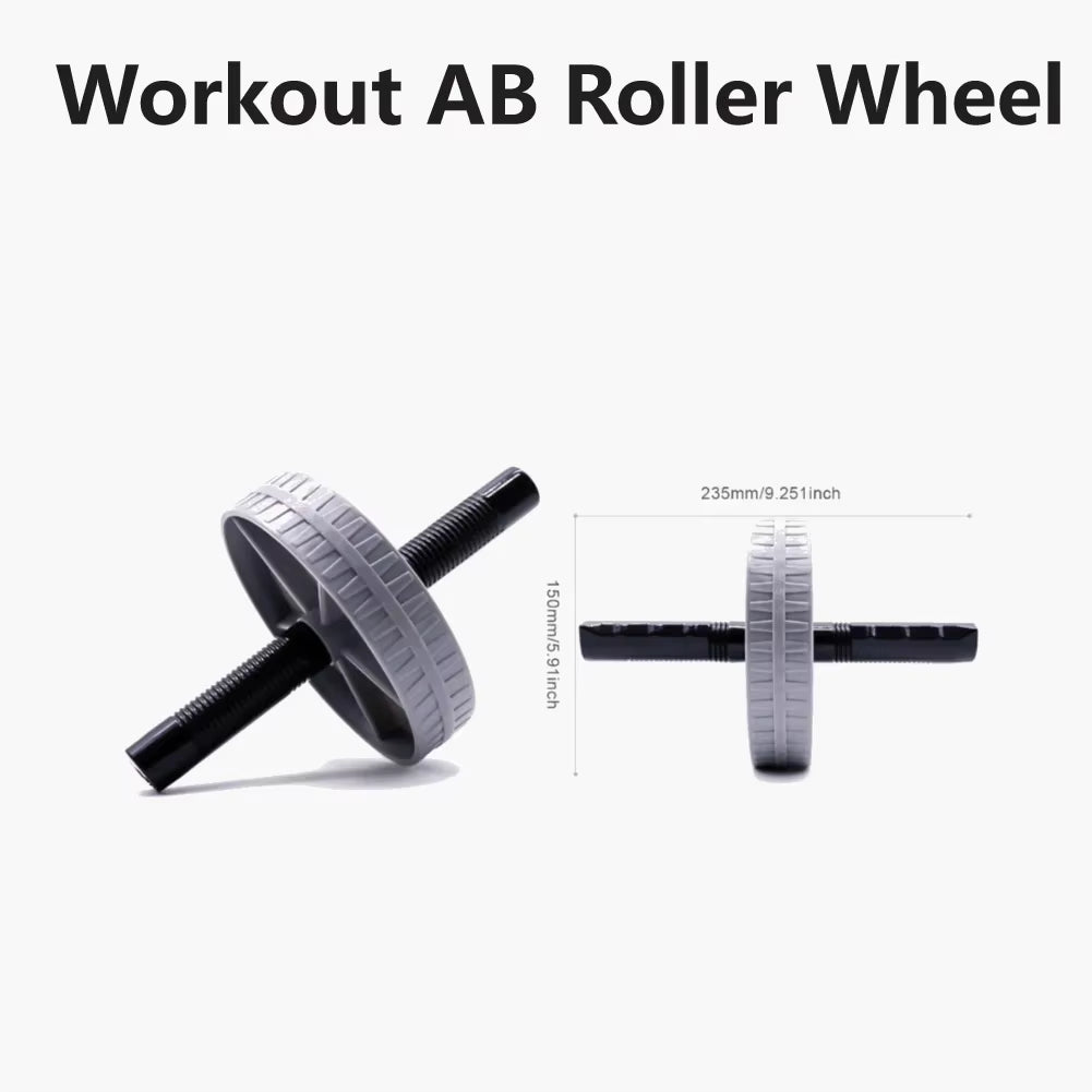 Abdominal Training Roller No Noise Core Strength Training Roller Wear-Resistant Abs Workout Equipment for Gym Strength Workout
